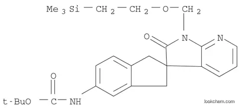 tert-butyl 2'-oxo-1'-((2-(triMethylsilyl)ethoxy)Methyl)-1,1',2',3-tetrahydrospiro[indene-2,3'-pyrrolo[2,3-b]pyridine]-5-ylcarbaMate